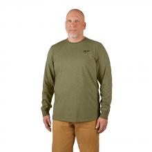 Milwaukee 604GN-XL - FREEFLEX™ Hybrid Work Tee - Long Sleeve - Green XL