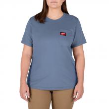 Milwaukee F451U-L - Women's GRIDIRON™Pocket T-Shirt - Short Sleeve Blue L