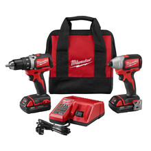 Milwaukee 2798-82CT - M18™ Compact Brushless Drill/Brushless Impact Combo Kit (2 Tool)-Reconditioned