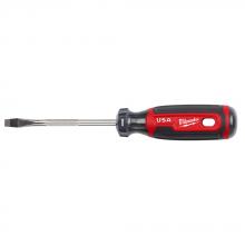 Milwaukee MT206 - 1/4" Slotted 4" Cushion Grip Screwdriver (USA)