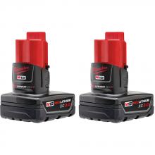 Milwaukee 48-11-2412 - M12™ REDLITHIUM™ XC 3.0Ah Battery (2 Piece)