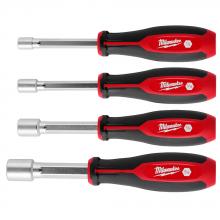 Milwaukee 48-22-2444 - 4pc SAE HollowCore™ Nut Driver Set