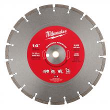 Milwaukee 49-93-7940 - 14" Diamond Premium Seg