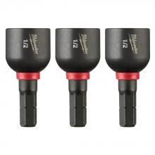 Milwaukee 49-66-4517 - SHOCKWAVE Impact Duty™ 1/2” Insert Magnetic Nut Driver 3PK