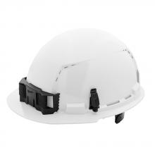 Milwaukee 48-73-1220 - White Front Brim Vented Hard Hat w/6pt Ratcheting Suspension - Type 1, Class C