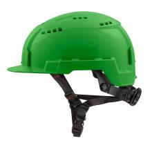 Milwaukee 48-73-1326 - Green Front Brim Vented Safety Helmet (USA) - Type 2, Class C