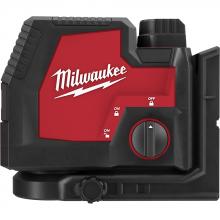 Milwaukee 3522-21 - USB Rechargeable Green Cross Line & Plumb Points Laser