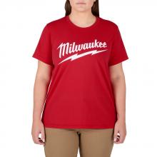 Milwaukee F453R-M - Women's GRIDIRON™ Logo Tee - Short Sleeve Red M