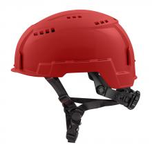 Milwaukee 48-73-1308 - Red Vented Safety Helmet (USA) - Type 2, Class C