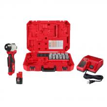 Milwaukee 2435CU-21S - M12™ Cable Stripper Kit with 17 Cu THHN / XHHW Bushings