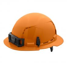 Milwaukee 48-73-1233 - Orange Full Brim Vented Hard Hat w/6pt Ratcheting Suspension - Type 1, Class C