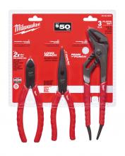 Milwaukee 48-22-6331 - 3-Piece Pliers Kit