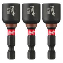 Milwaukee 49-66-4526 - SHOCKWAVE Impact Duty™ 7/16” x 1-7/8” Magnetic Nut Driver 3PK