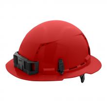 Milwaukee 48-73-1229 - Red Full Brim Vented Hard Hat w/6pt Ratcheting Suspension - Type 1, Class C