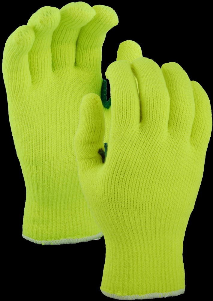 LUXURY LINER ACRYLIC KNIT THERMAL INTERIOR HI VIS YELLOW LINER - S