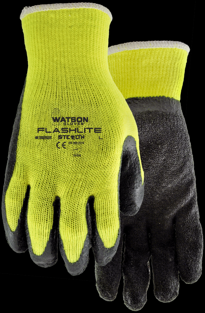 STEALTH FLASH LITE CRINKLED RUBBER LATEX PALM HI VIS -X