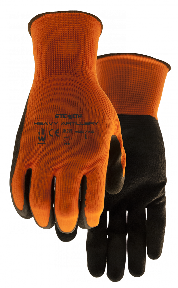 STEALTH HEAVY ARTILLERY CRINKLE LATEX HI VIS 6 PACK COATED - X