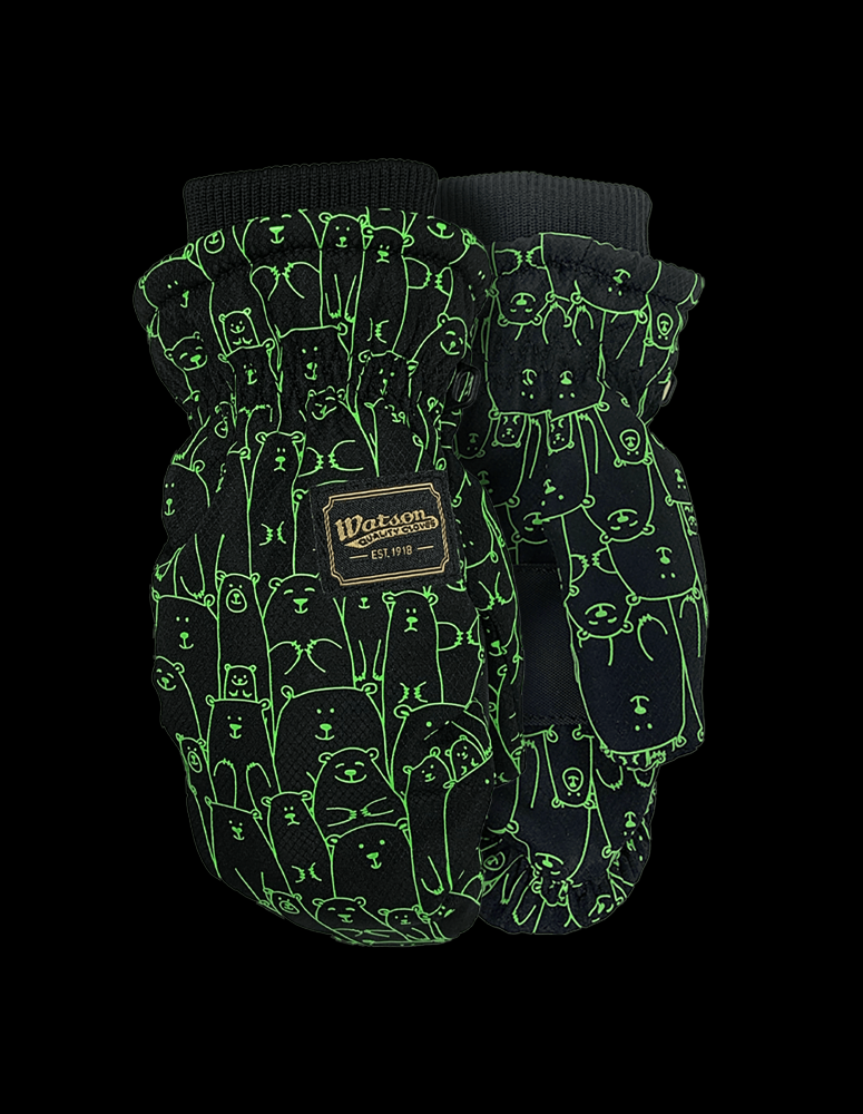 L&#39;IL BEAR PVC PALM PATCH CS155 LINING GREEN MITT KIDS - XS