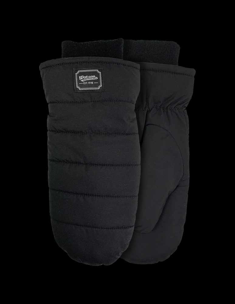 BLACK PUFFER MITT TASLON BACK AND PALM EC200 LINED LIFESTYLE - S