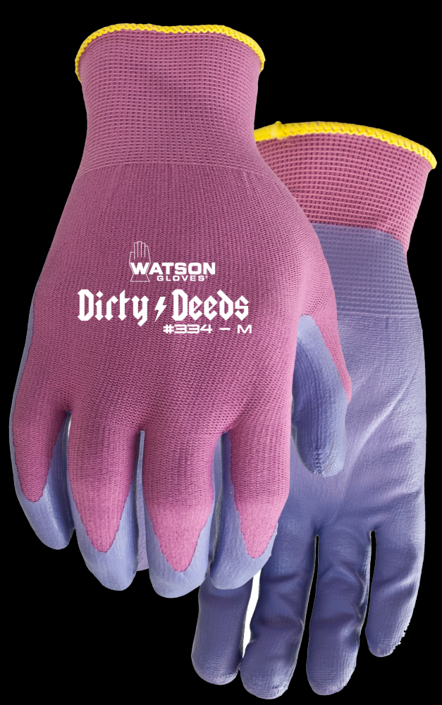 DIRTY DEEDS NITRILE PALM POLY/NYLON WOMENS GARDEN - S