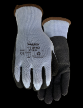 Watson Gloves 337-XXL - STEALTH HYBRID WASTENOT CRINKLE LATEX W RECLAIM COATED - XXL