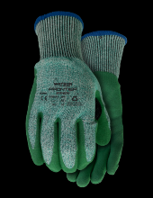 Watson Gloves 351-XXL - STEALTH FRONTIER A5 13GG WASTENOT SANDY LATEX COATED - XXL