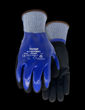 Watson Gloves 372-XXL - STEALTH AVENGER 13GG FULL DIP SANDY NITRILE PALM COATED - XXL