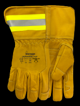 Watson Gloves 3773-XXXL - POWERLINE A6 FULLGRAIN COW REFLECTIVE 4 INCH CUFF UTILITY - XXXL