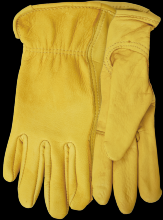 Watson Gloves 476-S - WILD DEERSKIN FULLGRAIN DEER WOMENS DRIVER - S