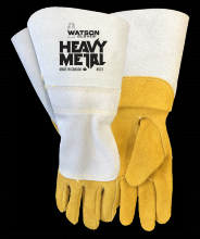 Watson Gloves 531-S - IRON MAIDEN SPLIT ELK COWSPLIT BACK PATCH WOMENS WELDING - S