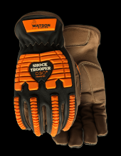 Watson Gloves 5785-XXXL - SHOCK TROOPER A7 D30 BACK OF HAND & ANTIVIBE PALM GOATSKIN - XXXL