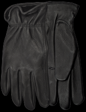 Watson Gloves 587-XS - RANGE RIDER FULLGRAIN DEER BLACK DRIVER - XS