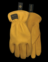 Watson Gloves 596-S - THE DUCHESS PREMIUM FULLGRAIN DEER GOLD WOMENS DRIVER - S