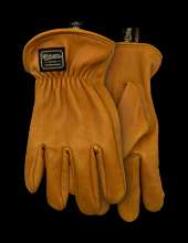 Watson Gloves 597CR-X - THE DUKE A5 FULLGRAIN COWHIDE GOLD DRIVER - X