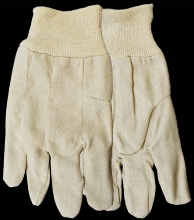 Watson Gloves 6926 - WHITE ON LIGHTWEIGHT COTTON KNIT WRIST FABRIC