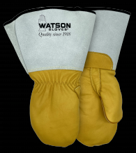 Watson Gloves 9355CR-XXL - POWERLINE A5 COWHIDE MITT W/GAUNTLET CUFF & C200 LINING - XXL