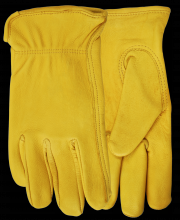 Watson Gloves 9477-XXL - WILD DEERSKIN FULLGRAIN DEER TR2 FLEECE LINED DRIVER - XXL