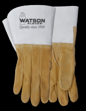 Watson Gloves 9525-13 - BUCKWELD SPLIT ELK CLUTE CUT COTTON FLEECE LINED WELDING - 13