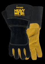 Watson Gloves 9533W-XXL - BLACK VELVET SPLIT ELK BACK FULL REVERSE PALM WELDING WOOL LINED - XXL