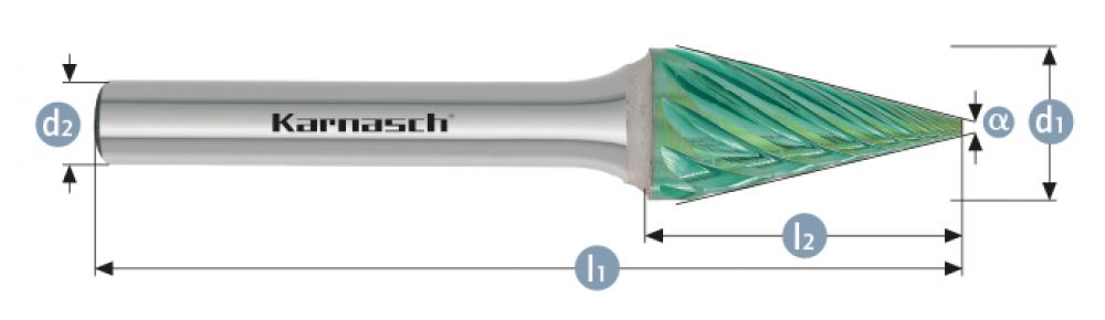 Tungsten carbide burr GREEN-TEC