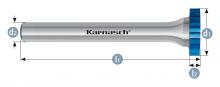 Karnasch 116011.020 - Tungsten carbide burr - BLUE-TEC