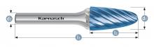 Karnasch 116036.025 - Tungsten carbide burr - BLUE-TEC