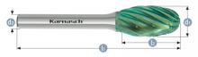 Karnasch 116094.050 - Tungsten carbide burr GREEN-TEC