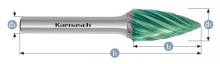 Karnasch 116096.050 - Tungsten carbide burr GREEN-TEC