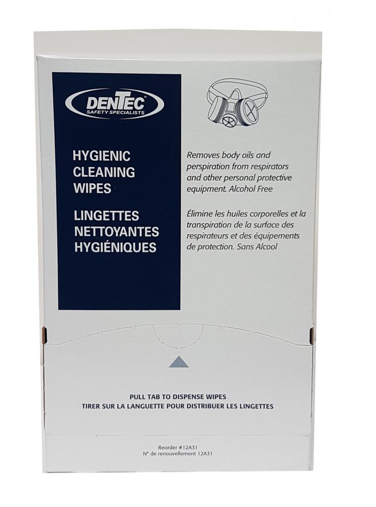 Hygienic Wipe, Alcohol Free 5inx 8in, 100/box