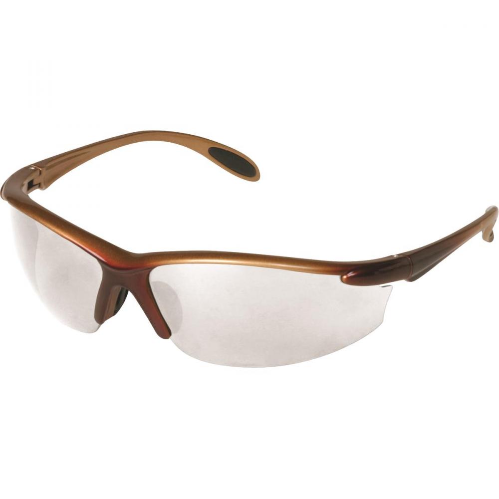 Catalina Brown Metallic frame, clear lens, CSA