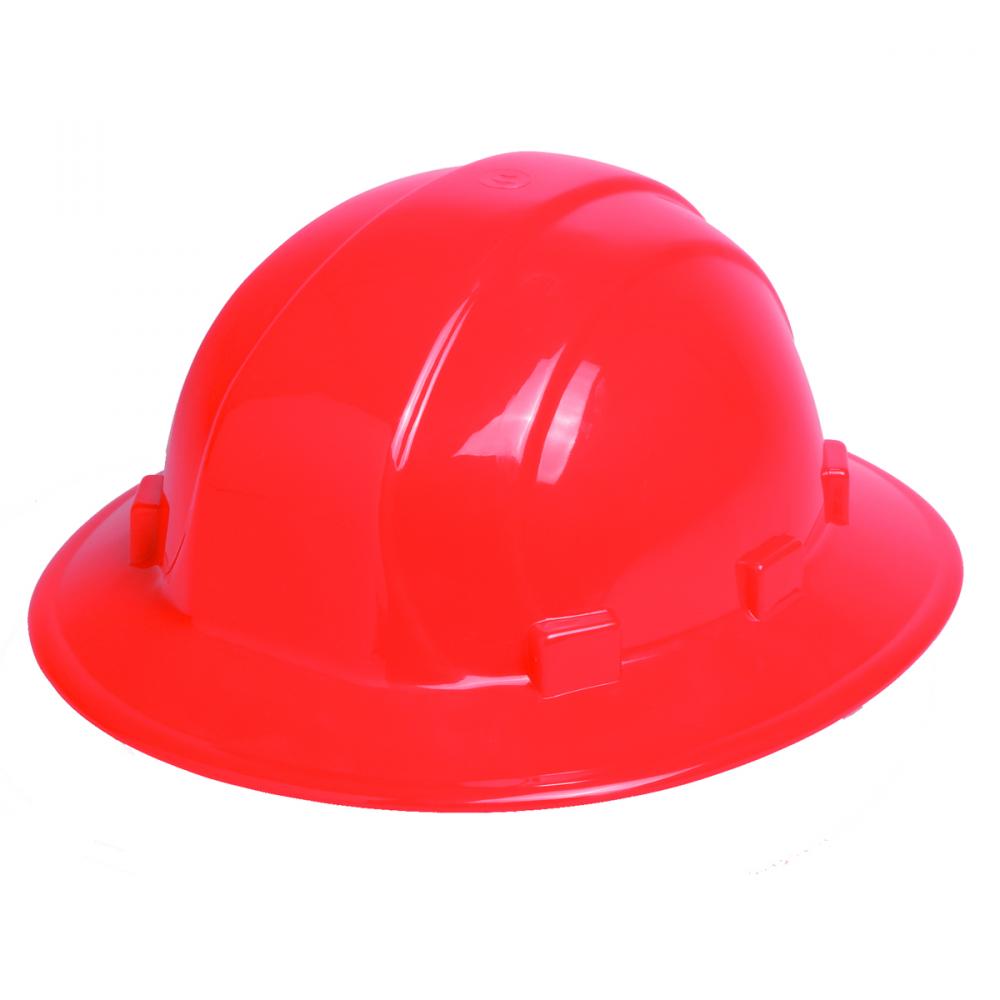 Omega II Full Brim Hardhat Type 1 Slide, Hi-Viz Orange