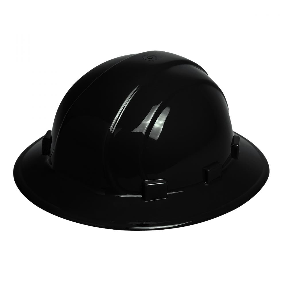 Omega II Full Brim Hardhat Type 1 Slide, Black