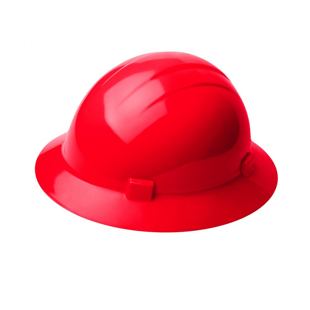 Liberty Full Brim Hardhat Type 2 Ratchet, Red