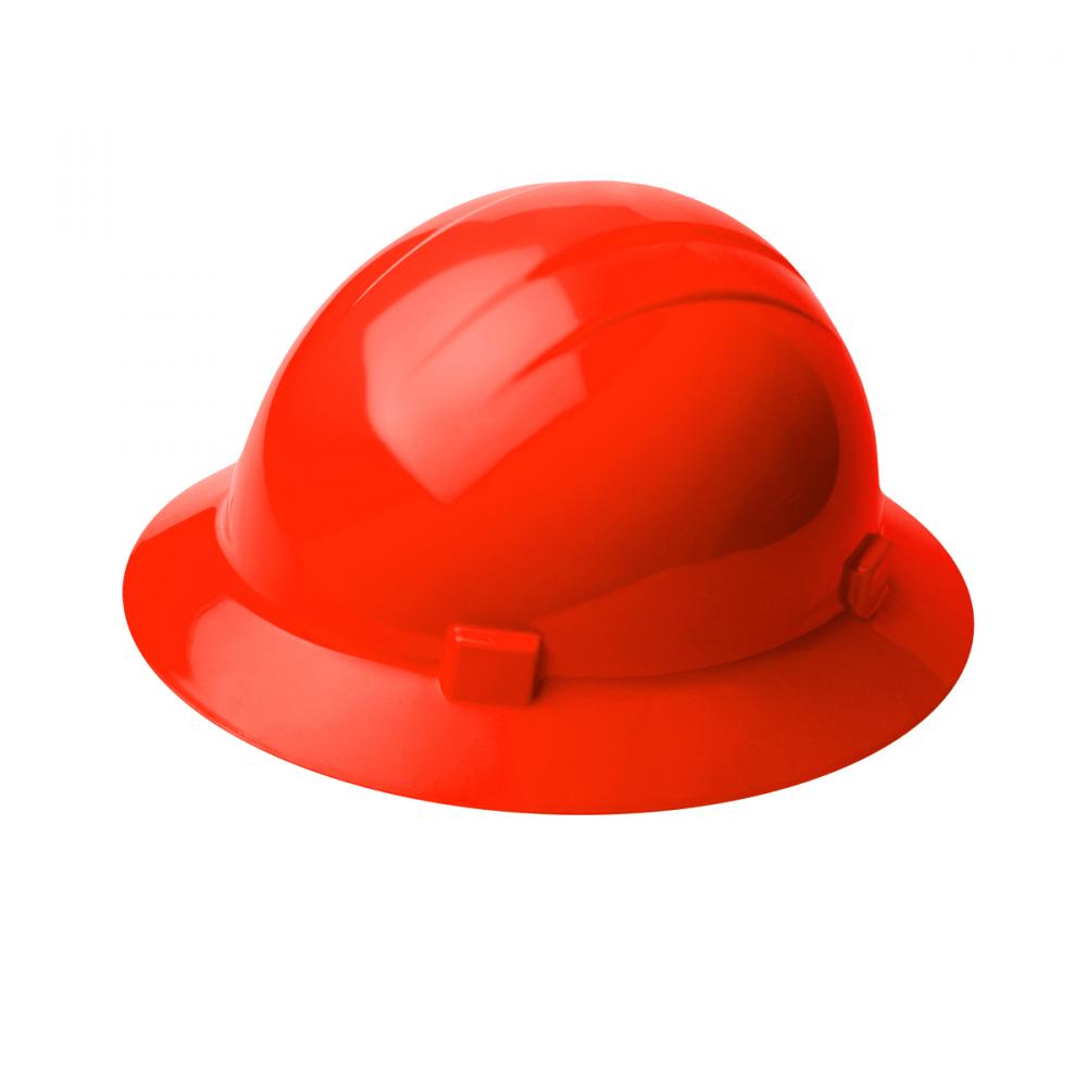 Liberty Full Brim Hardhat Type 2 Ratchet, Hi-Viz Orange